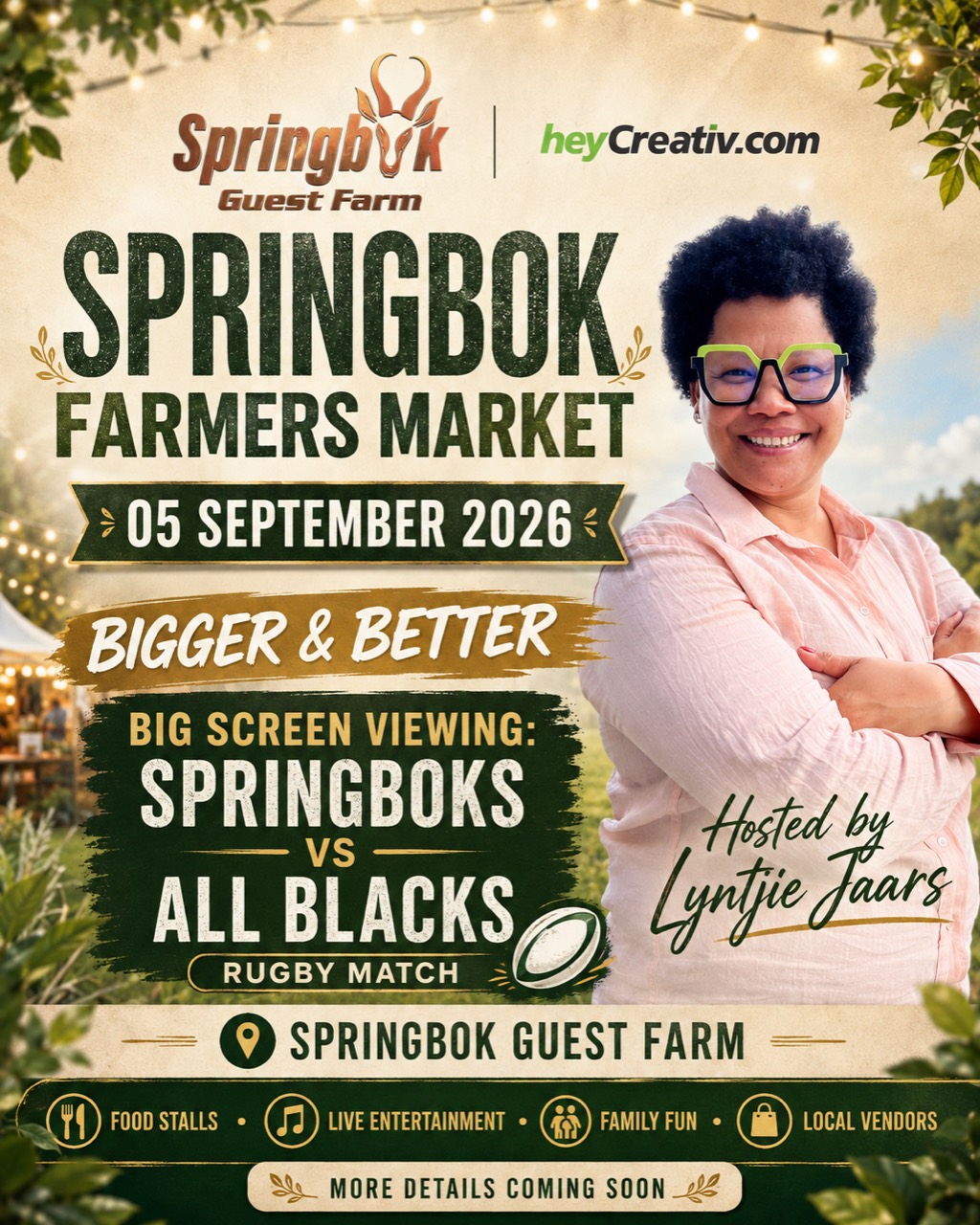 Springbok Farmers Market social media artwork