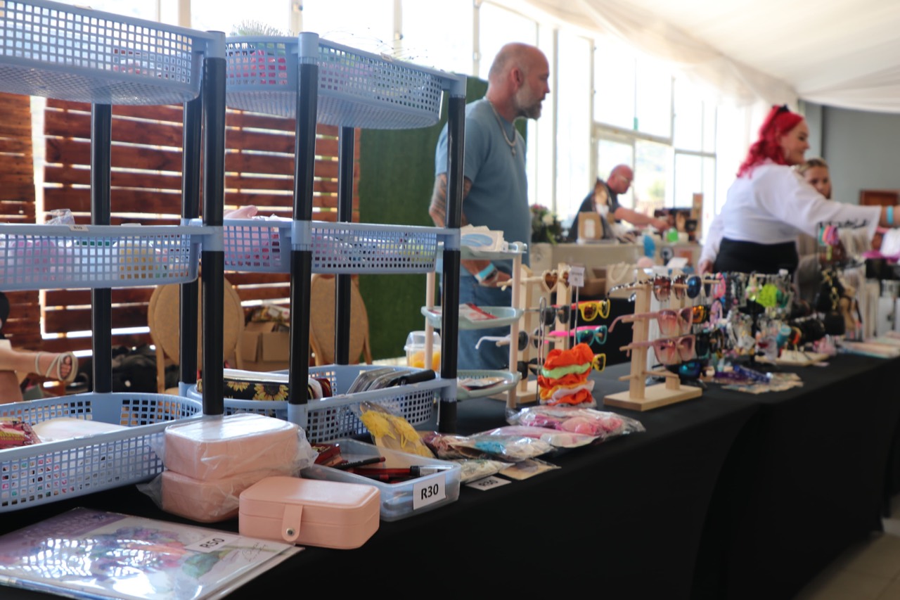 Local products displayed at Springbok Farmers Market