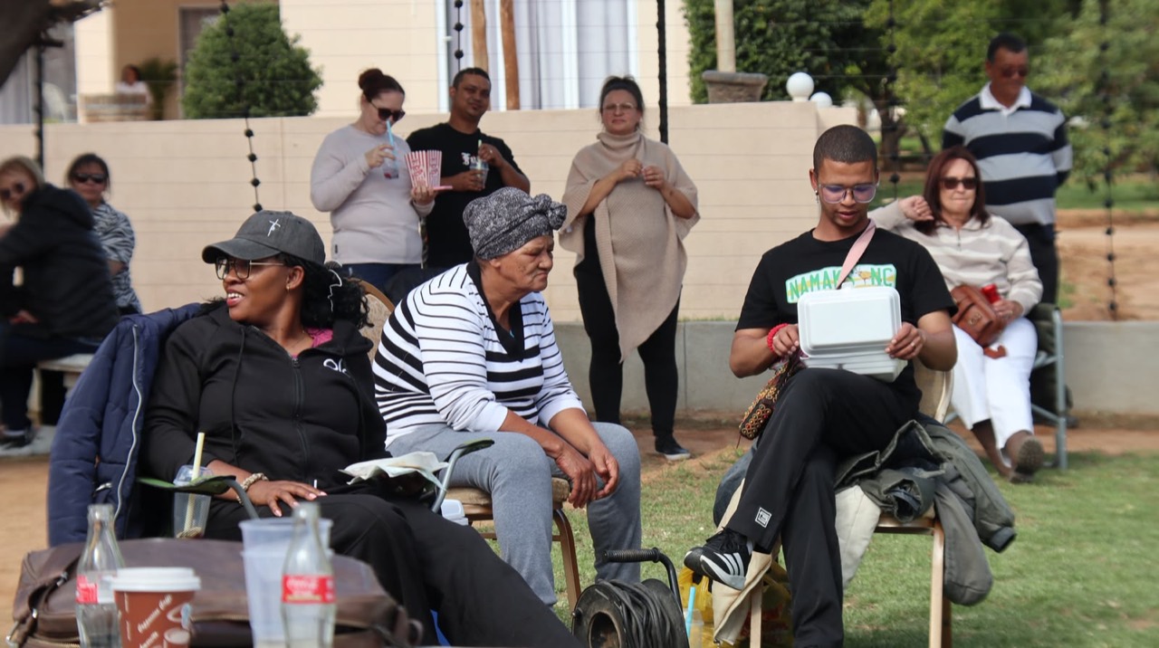 Visitors enjoying Springbok Farmers Market