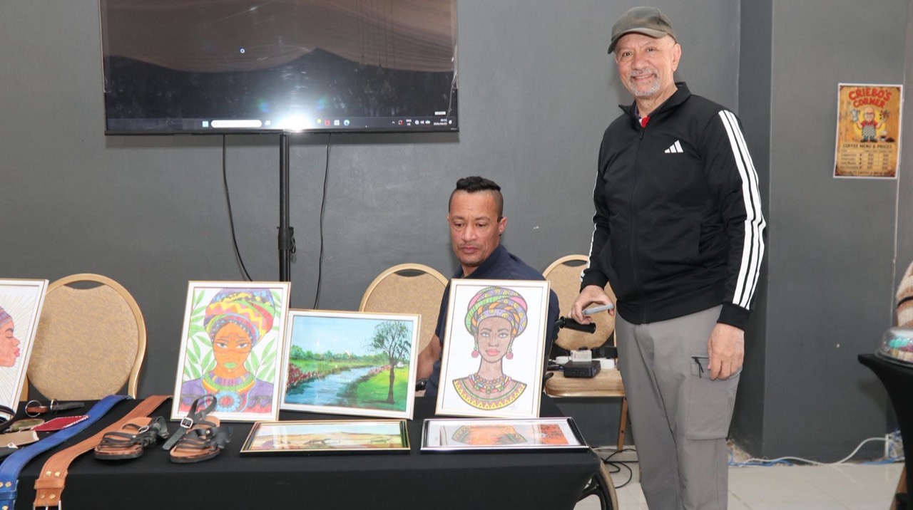 Local artwork at the Springbok Farmers Market